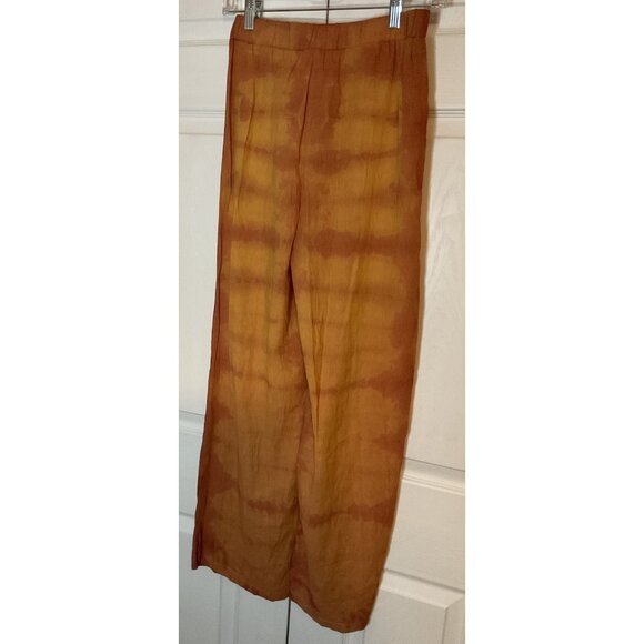 Sister Tribe By The Seaside Burnt Orange Outfit Set Top Pants Pockets Size Small - Picture 6 of 6